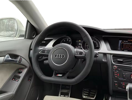 Volant à méplat Performance pour Audi A5, S5 B8 (2007 à 2016), vue 4